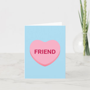 Corazón de conversación rosa azul amigo de Valenti