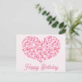 Corazón de Corazones | Tarjeta postal de cumpleaño