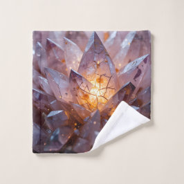 Corazón de cristal radiante