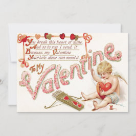 Corazón de Cupido Arco Flecha Reparar Invitación d