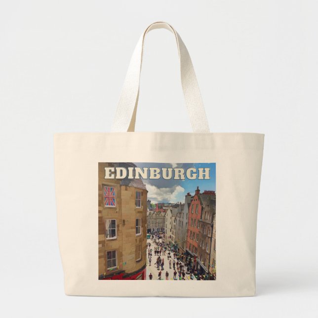 Corazón de Escocia: Bolsa Tote de Edimburgo (Frente)