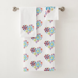 Corazón de flores