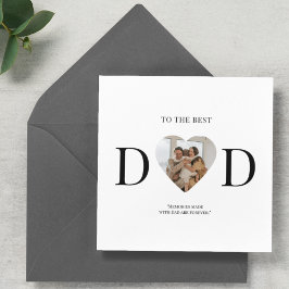 Corazón de fotos del mejor Personalizado de papá |