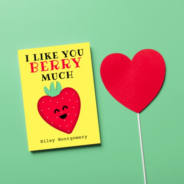 Corazón de fresa como tú Berry Mucho Valentine (Subido por el creador)
