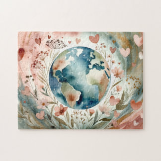Corazón de Gaia - Rompecabezas de la Tierra en Acu