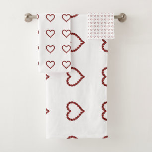 Corazón de Gemstone de Ruby Rojo