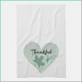 Corazón de Gracias Azul del País Sale Toalla De Co