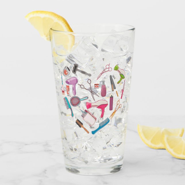 Corazón de herramienta hairstylist Hairdresser (Anverso (hielo))