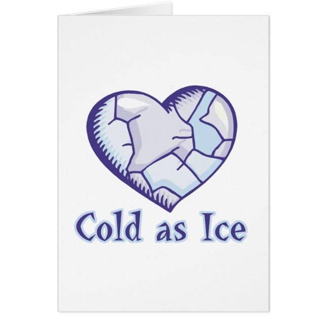 corazón de hielo frío (Frente)