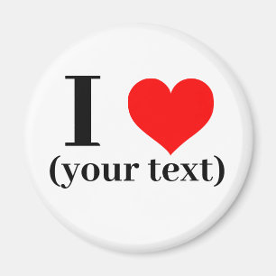 Corazón de imán I - Personalizado (añadir imagen/t