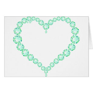 Corazón de joyas de Esmeralda