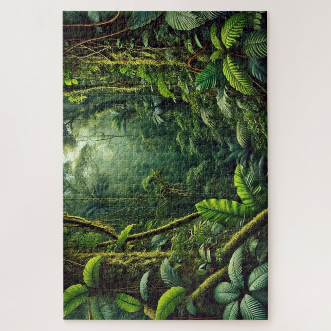 "Corazón de la Amazonía" - Rompecabezas de Jigsaw (Vertical)