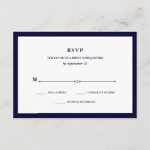 Corazón de la Armada | Elegante RSVP