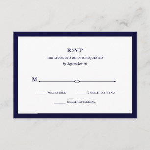 Corazón de la Armada Elegante RSVP