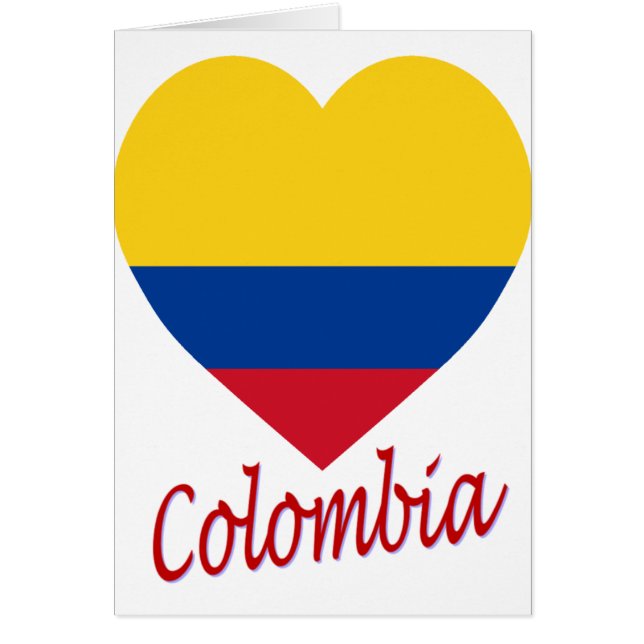 Corazón de la bandera de Colombia (Frente)