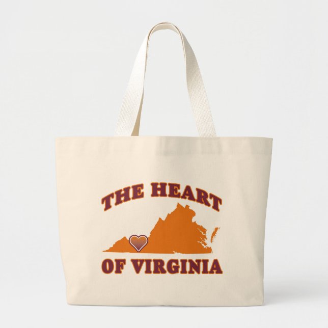 Corazón de la bolsa de asas de Virginia (Frente)