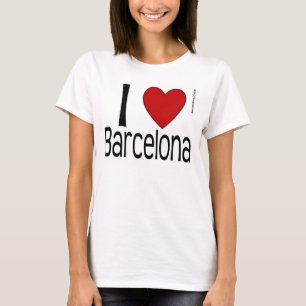 Corazón de la camiseta de Barcelona