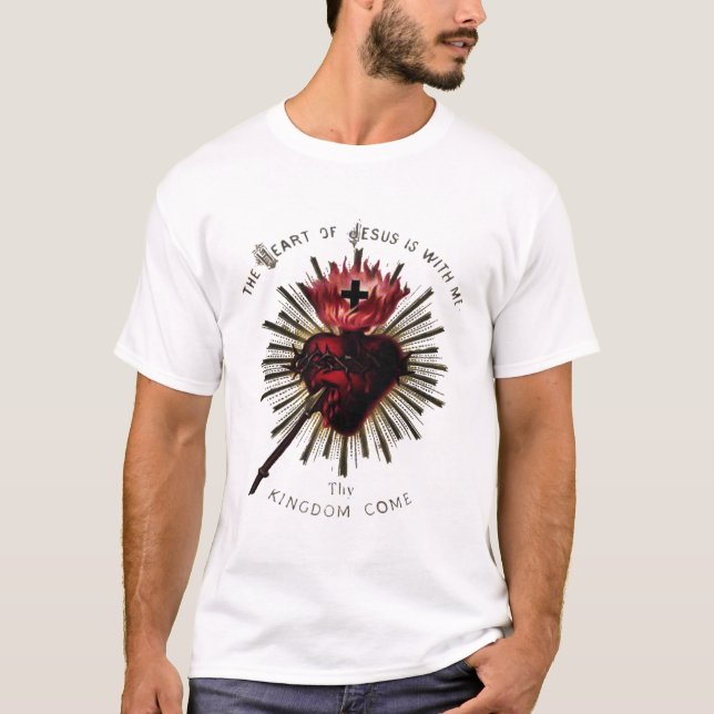Corazón de la camiseta de Jesús (Anverso)