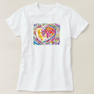 Corazón de la camiseta de la alegría (frente)