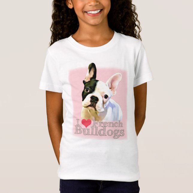 Corazón de la camiseta de los Bulldoges franceses (Anverso)