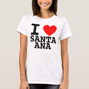 Corazón de la camiseta de Santa Ana
