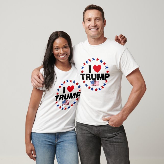 Corazón de la camiseta de Trump 2024 (Unisexo)