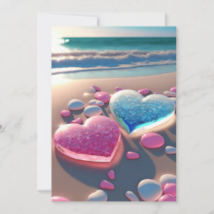 Corazón de la costa: Glittering Invitación a la bo