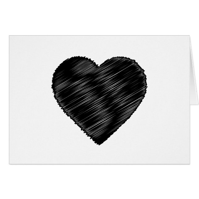 Corazón de la franja negra (Anverso (Horizontal))