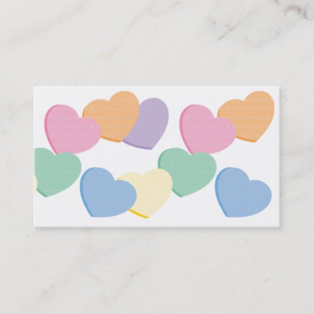 Corazón de la tarjeta del día de San Valentín (Anverso)
