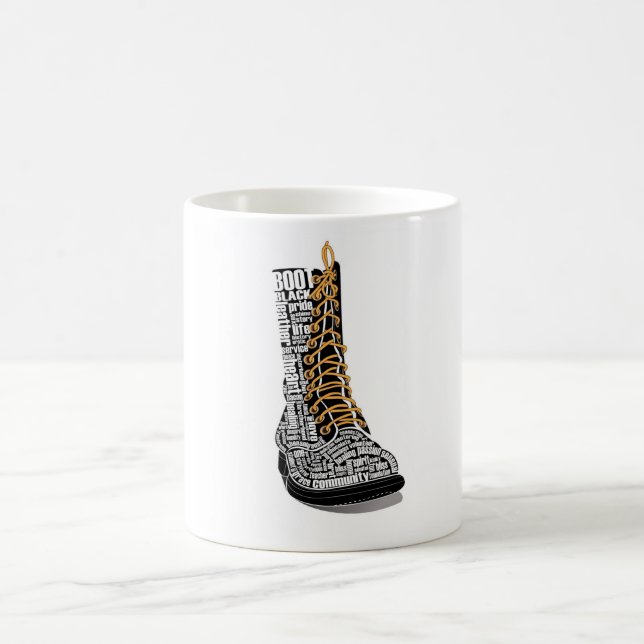 Corazón de la taza del Bootblack (Centro)