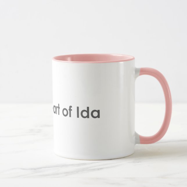 Corazón de la taza del Ida (Derecha)