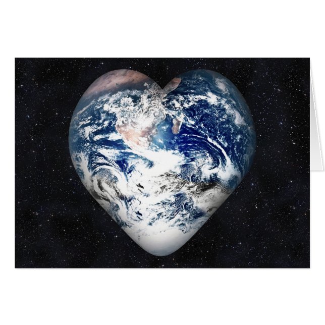 Corazón de la Tierra (fondo universal) (Anverso (Horizontal))