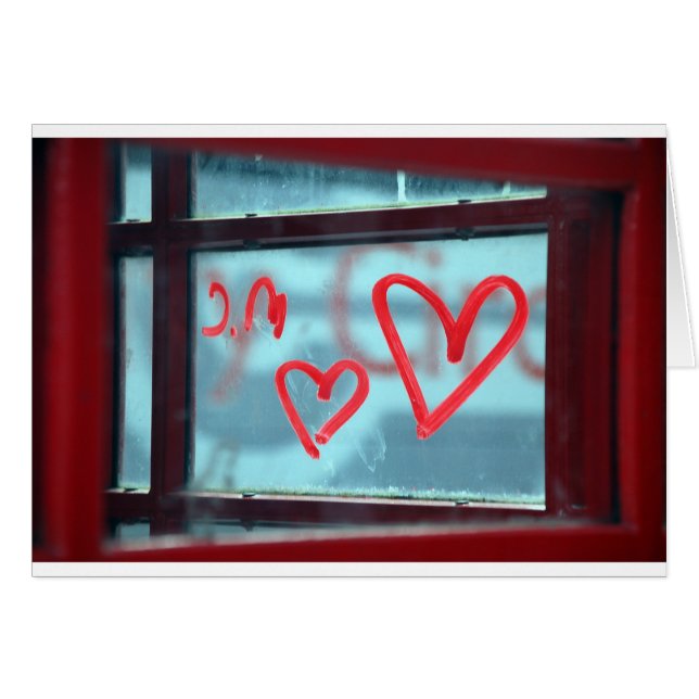 Corazón de labios en la ventana (Anverso (Horizontal))