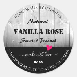 Corazón de las etiquetas de los productos de grano