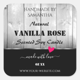 Corazón de las etiquetas de los productos de grano