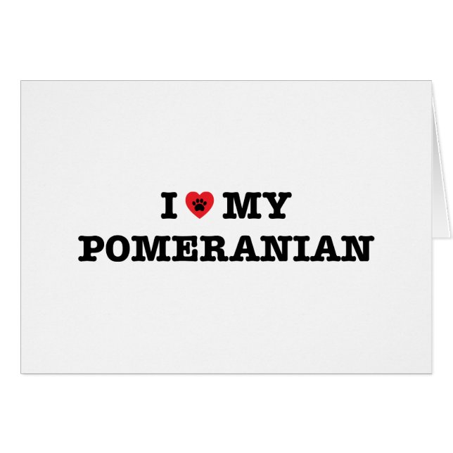 Corazón de mi Pomerania (Anverso (Horizontal))