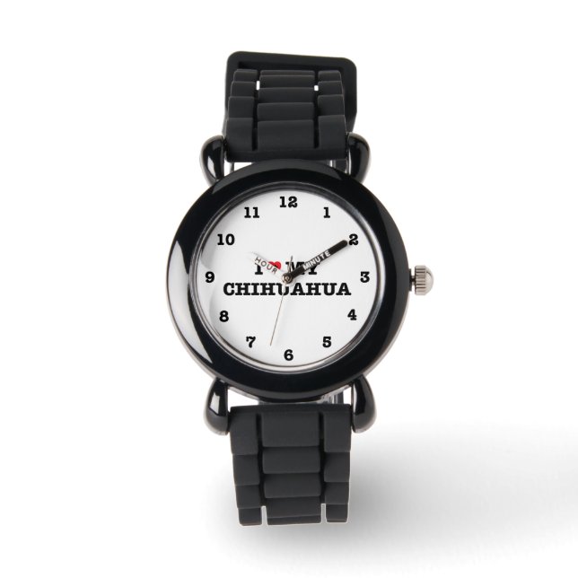 Corazón de mi reloj de pulsera con números de Chih (Anverso)