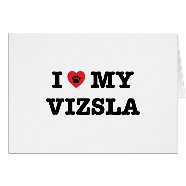 Corazón de mi Vizsla (Anverso (Horizontal))