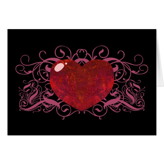 Corazón de Ópalo de Fuego (Anverso (Horizontal))