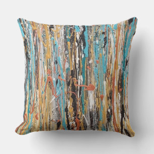 Corazón de oro 20 x 20 Cojín decorativo al aire li