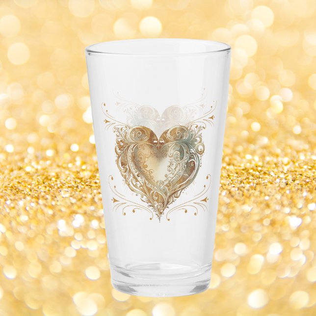 Corazón de oro elegante (Subido por el creador)