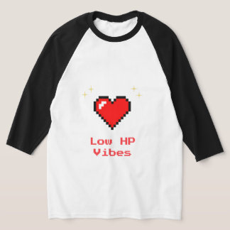 Corazón de pixel con vibraciones HP bajas - Camisa