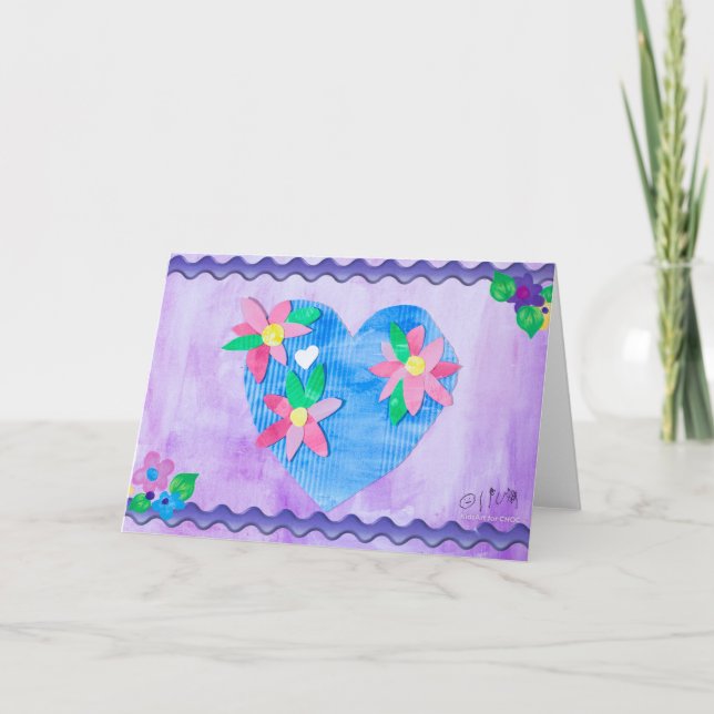 Corazón de primavera - Niños de arte para la CHOC (Anverso)