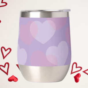 Corazón de Purpurina Corazones Rosas y Blancos S
