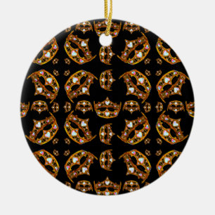 Corazón de Reina Corona de Oro Tíaras ornamento ne