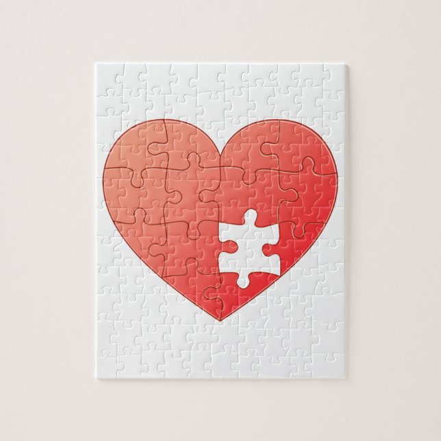 Corazón de rompecabezas (Vertical)