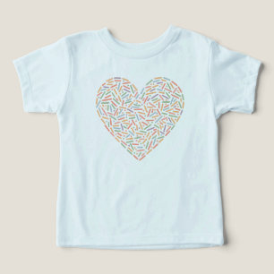 Corazón de salpicadura suave Bebé Sprinkle