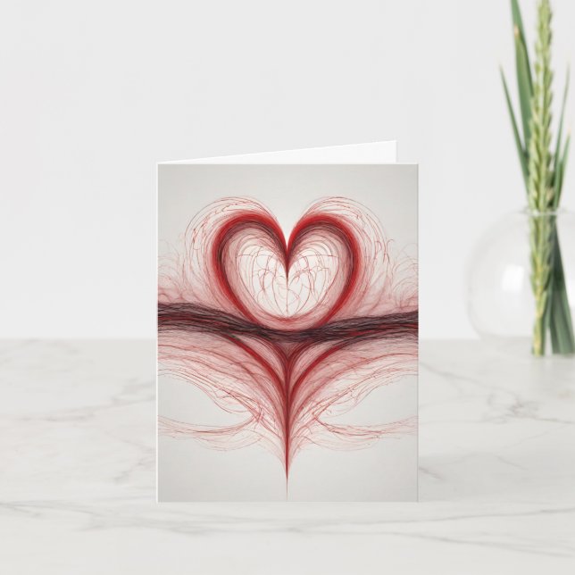 Corazón de San Valentín 1, tarjeta de San Valentín (Anverso)