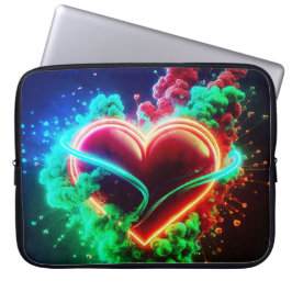 Corazón de San Valentín Rojo y Verde en Bolsa de E