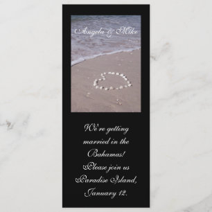 Corazón de Shell en las invitaciones de la arena